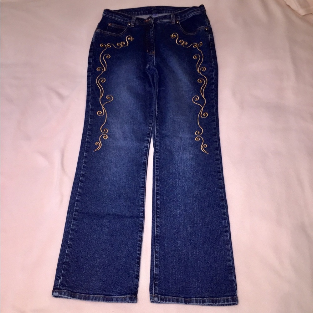Westbound Ladies Embroidered Jeans